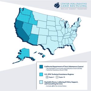 Service Area Map highlighting Alaska, Arizona, California, Hawaii, Idaho, Nevada, Oregon and Washington illustrating our EPA and DTSC services
